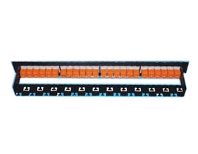 1U CAT6A 24 Ports UTP Patch Panel